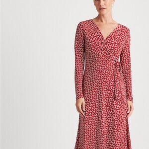 Ralph Lauren Print Jersey Surplice Dress size 6